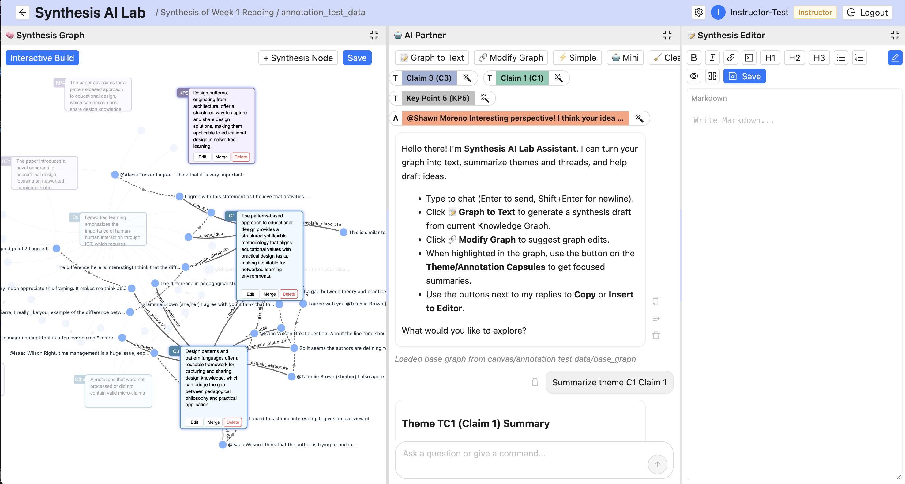SAIL interface screenshot
